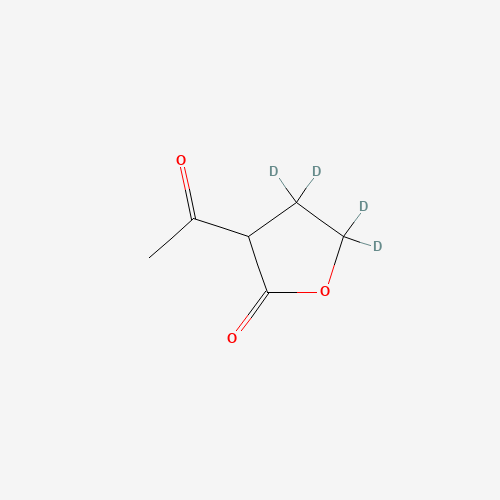 476646-93-2 2-Acetylbutyrolactone-3,3,4,4-d4 chemical structure