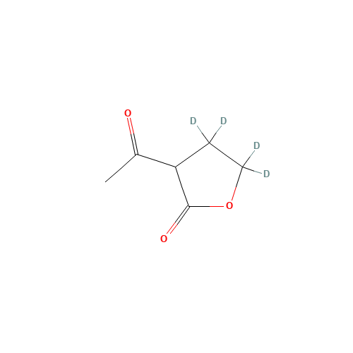 476646-93-2 2-Acetylbutyrolactone-3,3,4,4-d4 chemical structure