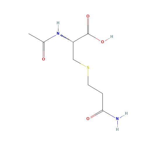 81690-92-8 N-Acetyl-S-(carbamoylethyl)-L-cysteine chemical structure