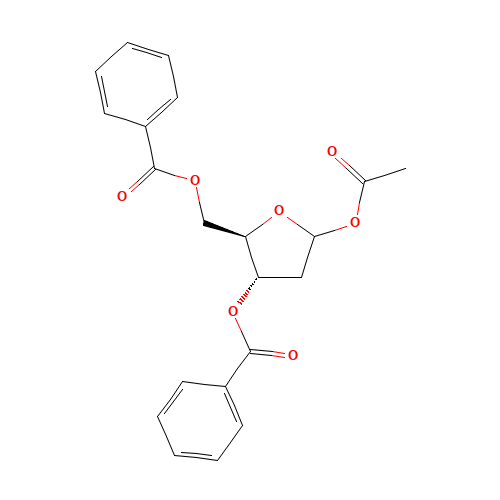 51255-12-0 1-Acetyl-2-deoxy-3,5-di-O-benzoylribofuranose chemical structure