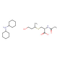 33164-70-4 N-Acetyl-S-(3-hydroxypropyl-1-methyl)-L-cysteine Dicyclohexylammonium Salt chemical structure
