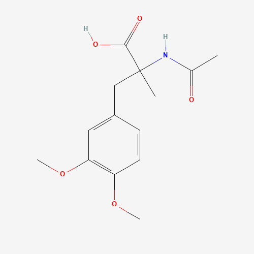 5934-66-7 N-Acetyl D,L-a-Methyl DOPA Dimethyl Ether chemical structure