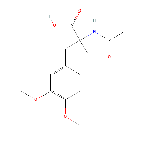 5934-66-7 N-Acetyl D,L-a-Methyl DOPA Dimethyl Ether chemical structure