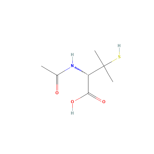 15537-71-0 N-Acetyl-D-penicillamine chemical structure