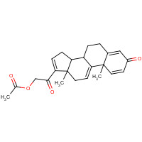 37413-91-5 21-(Acetyloxy)-pregna-1,4,9(11),16-tetraene-3,20-dione chemical structure