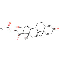 77017-20-0 (16a)-21-Acetyloxy-16,17-dihydroxy-pregna-1,4,9(11)-triene-3,20-dione chemical structure