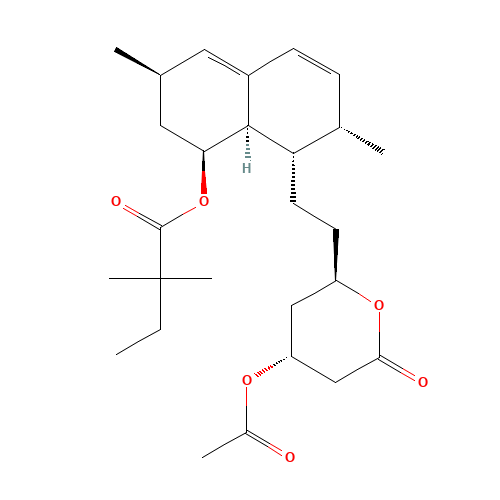 145576-25-6 4'-Acetyl Simvastatin chemical structure
