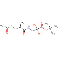 1076198-75-8 N-(3-Acetylthio-2-methylpropanoyl)glycine tert-Butyl Ester chemical structure