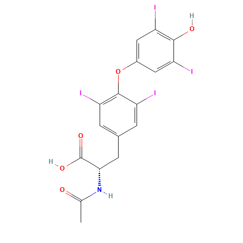26041-51-0 N-Acetyl L-Thyroxine chemical structure