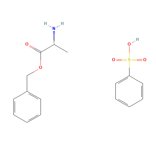 22839-12-9 D-Alanine Benzyl Ester Benzenesulfonic Acid Salt chemical structure