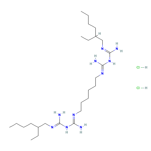 1715-30-6 Alexidine Dihydrochloride chemical structure