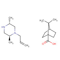 186094-00-8 (+)-(2S,5R)-1-Allyl-2,5-dimethylpiperazine,(+)-Camphoric Acid Salt chemical structure