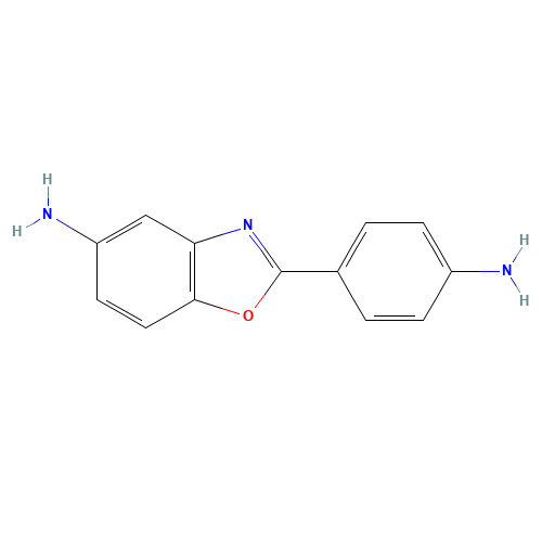 13676-47-6 5-Amino-2-(4-aminophenyl)benzoxazole chemical structure