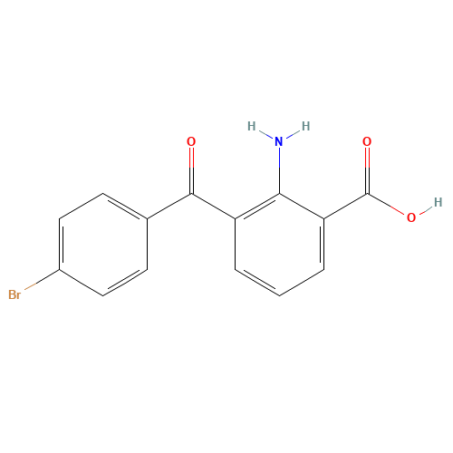 241496-82-2 2-Amino-3-(4-bromobenzoyl)benzoic Acid chemical structure