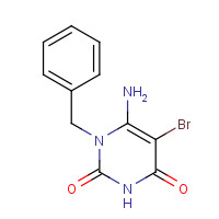 72816-87-6 6-Amino-1-benzyl-5-bromouracil chemical structure