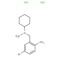 10076-98-9 2-Amino-5-bromo-N-cyclohexyl-N-methylbenzylamine Dihydrochloride chemical structure
