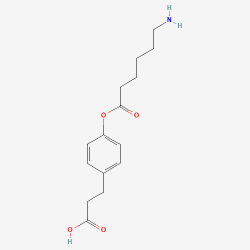 760127-60-4 3-(4-(6-Aminocaproyloxy)phenyl)propionic Acid chemical structure