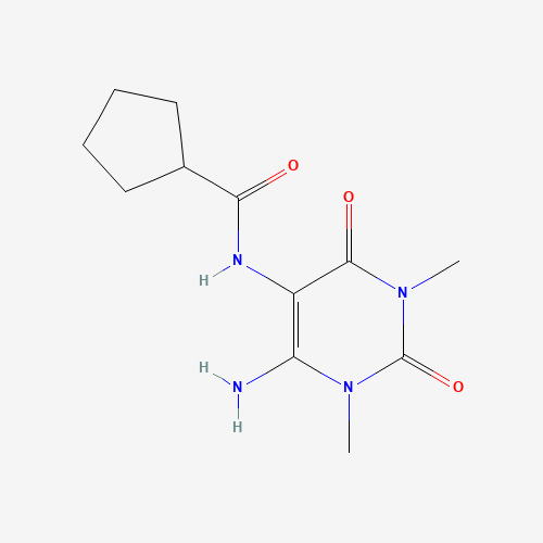 887352-43-4 6-Amino-5-[(cyclopentanecarbonyl)amino]-1,3-dimethyl Uracil chemical structure