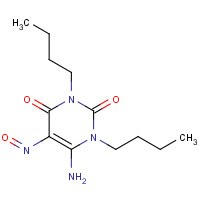 132716-86-0 6-Amino-1,3-dibutyl-5-nitroso-2,4(1H,3H)-pyrimidinedione chemical structure