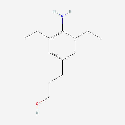1076198-78-1 3-(4-Amino-3,5-diethylphenyl)propan-1-ol chemical structure
