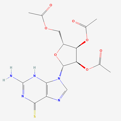 2946-36-3 2-Amino-6-mercaptopurine-9-(2',3',5'-tri-O-acetyl-b-ribofuranosyl)purine chemical structure