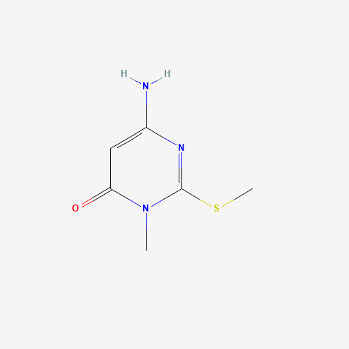 54030-56-7 6-Amino-2-methylthio-3-methyluracil chemical structure