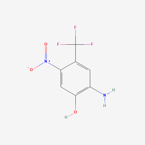 56987-02-1 2-Amino-5-nitro-4-(trifluoromethyl)phenol (FLU-3) chemical structure