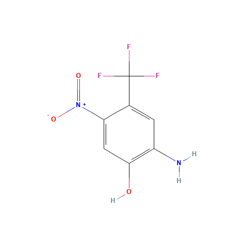 56987-02-1 2-Amino-5-nitro-4-(trifluoromethyl)phenol (FLU-3) chemical structure