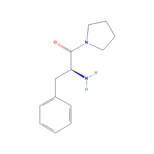 56414-89-2 1-[(2S)-2-Amino-1-oxo-3-phenylpropyl]pyrrolidine chemical structure