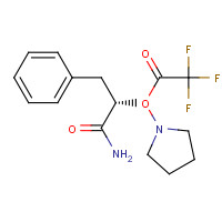 144646-34-4 1-[(2S)-Amino-1-oxo-3-phenylpropyl]pyrrolidine Mono(trifluoroacetate) chemical structure