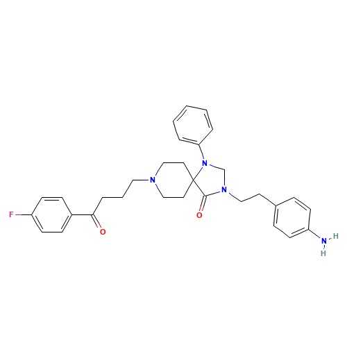 93801-18-4 N-(p-Aminophenethyl)spiperone chemical structure