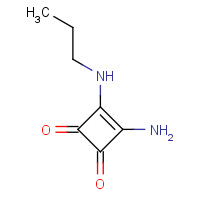 282093-54-3 3-Amino-4-(propylamino)-3-cyclobutene-1,2-dione chemical structure