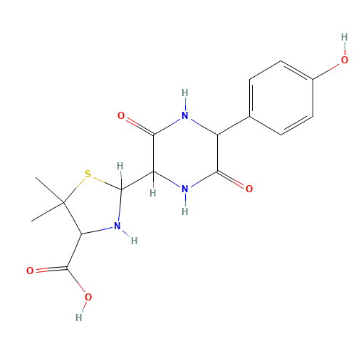 94659-47-9 Amoxicillin Diketopiperazine chemical structure