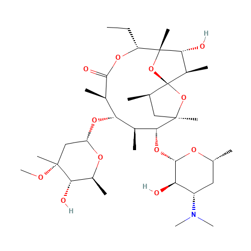 23893-13-2 Anhydro Erythromycin A chemical structure