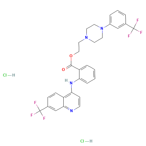 55300-30-6 Antrafenine Dihydrochloride chemical structure