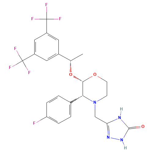172822-29-6 ent-Aprepitant chemical structure