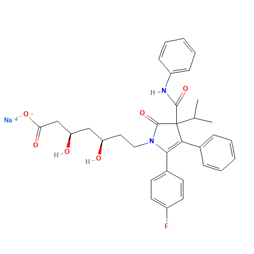 148217-40-7 Atorvastatin Lactam Sodium Salt Impurity chemical structure
