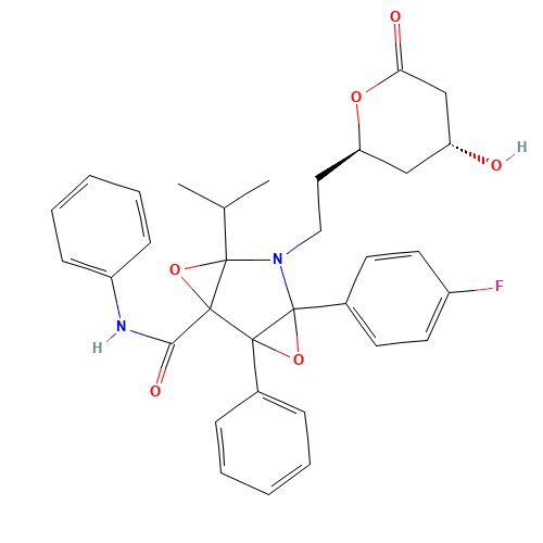 1046118-40-4 Atorvastatin Lactone Diepoxide chemical structure