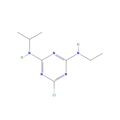 1912-24-9 Atrazine chemical structure