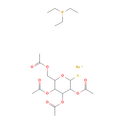 34031-32-8 Auranofin chemical structure