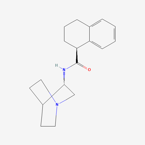 177793-79-2 (1S)-N-(3S)-1-Azabicyclo[2.2.2]oct-3-yl-1,2,3,4-tetrahydro-1-naphthalenecarboxamide chemical structure