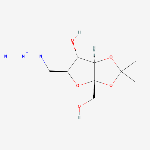 126210-25-1 6-Azido-6-deoxy-2,3-O-isopropylidene-a-L-sorbofuranose chemical structure