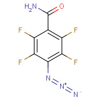 122616-98-2 4-Azido-2,3,5,6-tetrafluorobenzamide chemical structure