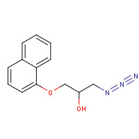 87102-64-5 rac-1-Azido-3-(1-naphthalenyloxy)-2-propanol chemical structure