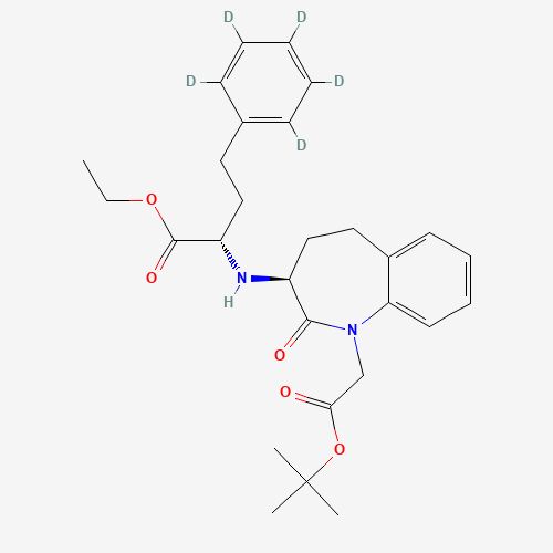 1356010-96-2 Benazepril tert-Butyl Ester-d5 chemical structure