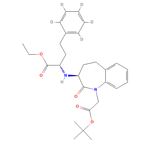 1356010-96-2 Benazepril tert-Butyl Ester-d5 chemical structure