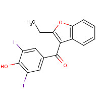 68-90-6 Benziodarone chemical structure