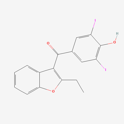 68-90-6 Benziodarone chemical structure