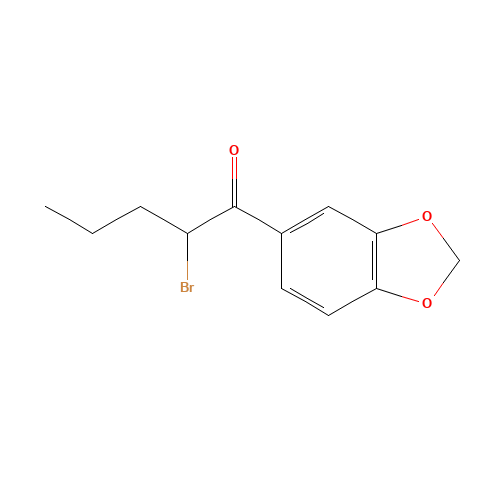 146721-06-4 (+/-)-1-(1,3-Benzodioxol-5-yl)-2-bromo-1-pentanone chemical structure