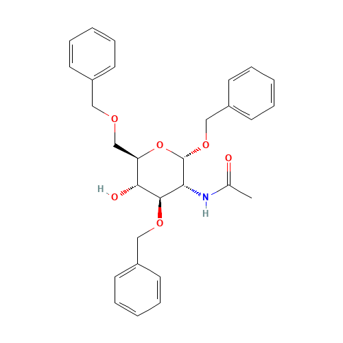 55287-49-5 Benzyl 2-Acetamido-2-deoxy-3,6-di-O-benzyl-a-D-glucopyranoside chemical structure